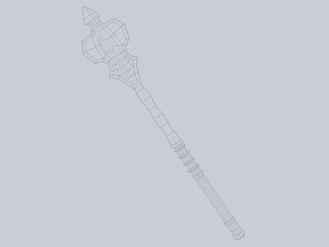 Ma&ccedil;a cega Modelo 3D