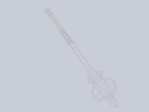 Blunt mace 3D Model