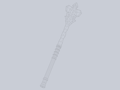Blunt mace 3D Model