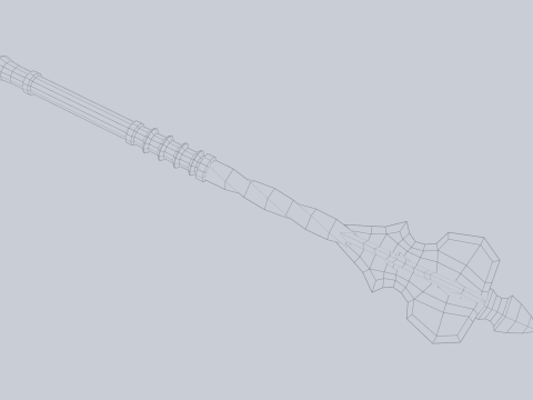 Blunt mace 3D Model