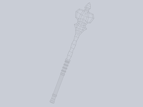 Blunt mace 3D Model