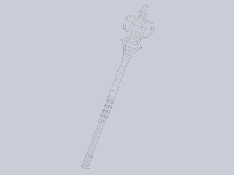 Ma&ccedil;a cega Modelo 3D