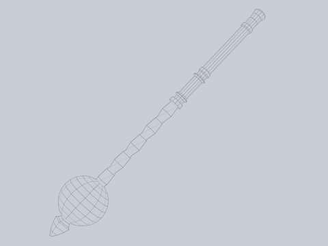 Blunt mace 3D Model
