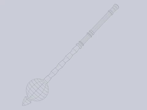 Blunt mace 3D Model