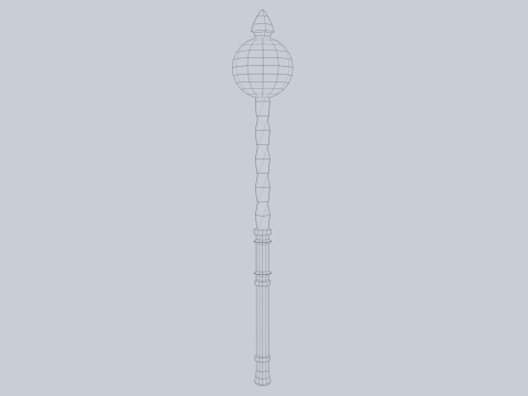 Blunt mace 3D Model