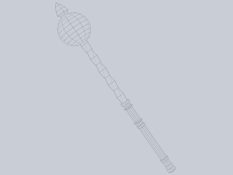 Blunt mace 3D Model