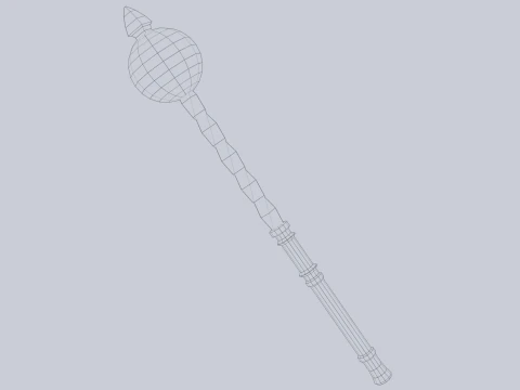 Blunt mace 3D Model