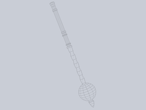 Blunt mace 3D Model