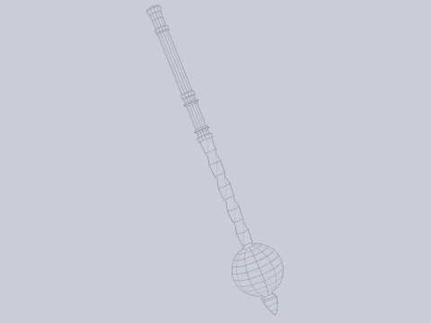 Blunt mace 3D Model