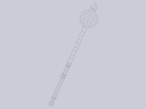 Blunt mace 3D Model