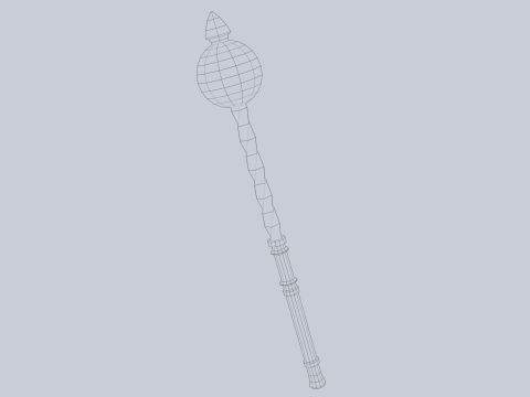 Blunt mace 3D Model
