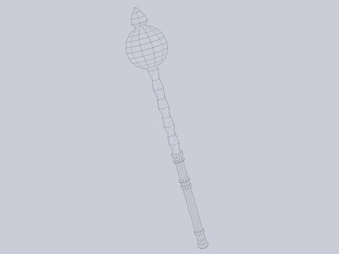 Blunt mace 3D Model