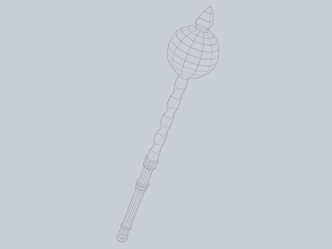 Blunt mace 3D Model