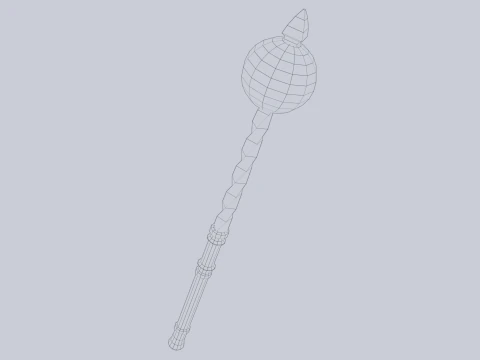 Blunt mace 3D Model