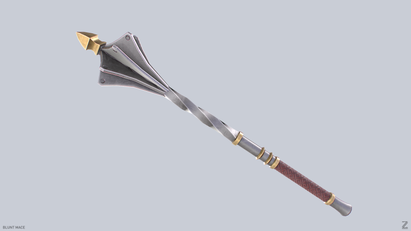 Blunt mace Modelo 3D .c4d .max .obj .3ds .fbx .stl .blend 