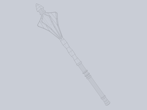 Blunt mace Modelo 3D