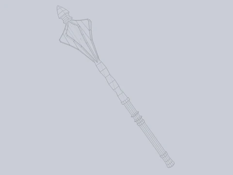 Blunt mace 3D Model