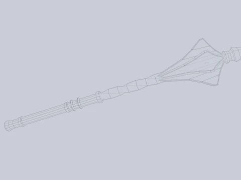Blunt mace 3D Model