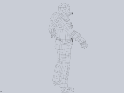 Post apocalypse character 3Dモデル
