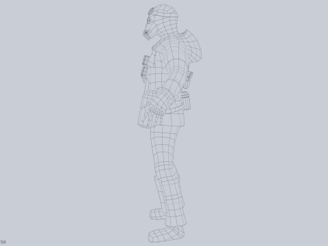 Post apocalypse character 3Dモデル