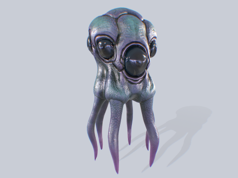 Levitating creature 3D Модель