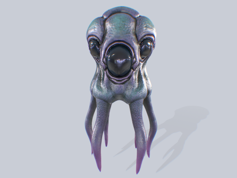 Levitating creature 3D 모델