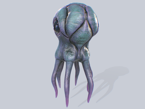 Levitating creature 3D 모델