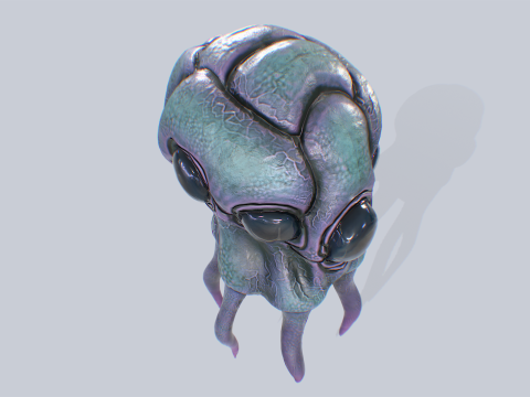 Levitating creature 3D 모델