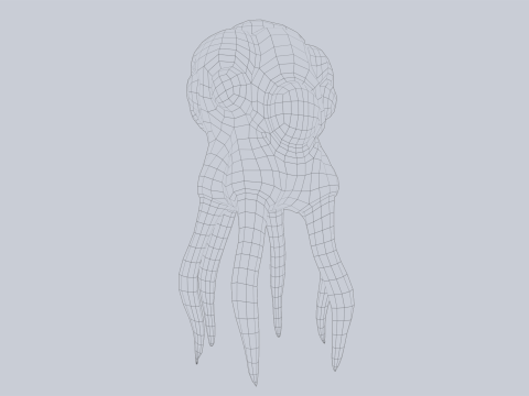 Levitating creature 3D 모델