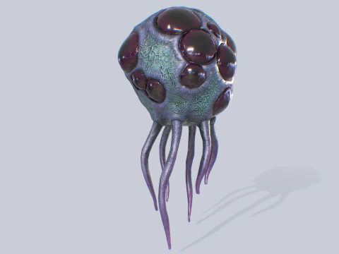 Левітаюча істота 3D Модель