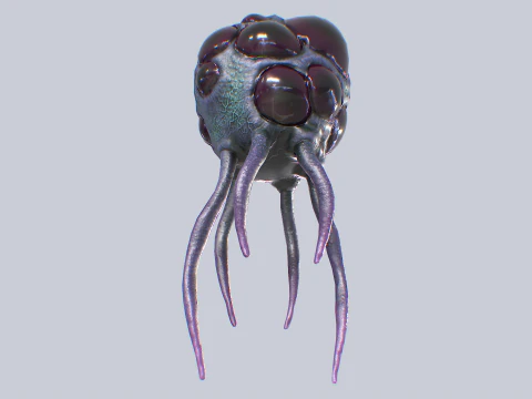 Левітаюча істота 3D Модель
