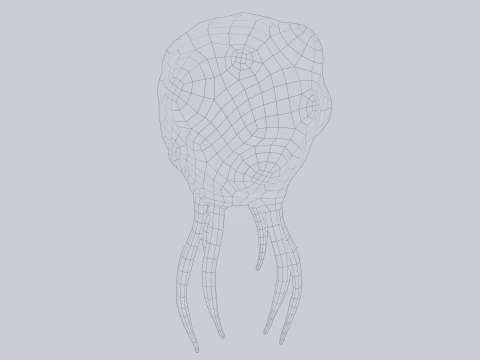 Левітаюча істота 3D Модель