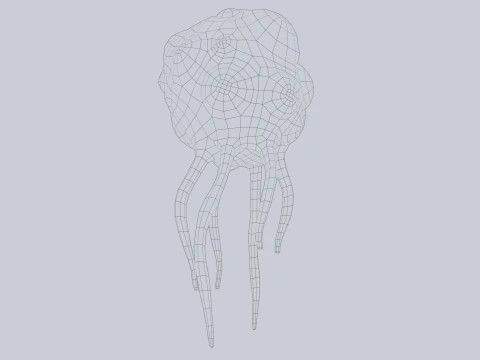 Левітаюча істота 3D Модель