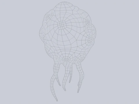 Левітаюча істота 3D Модель