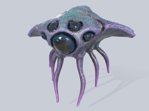 Levitating creature 3D Модель