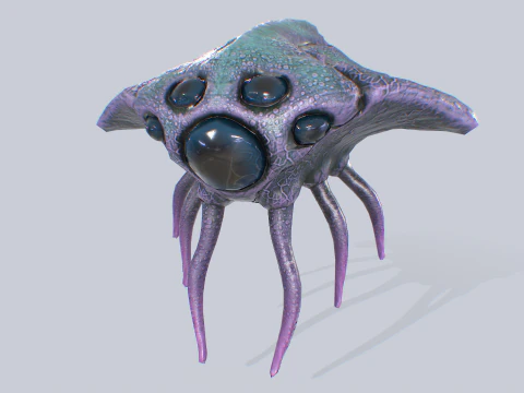 浮遊生物 3Dモデル