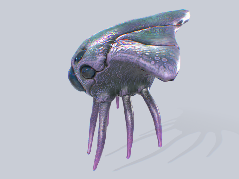 Levitating creature Modelo 3D