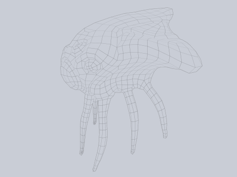 Levitating creature Modelo 3D