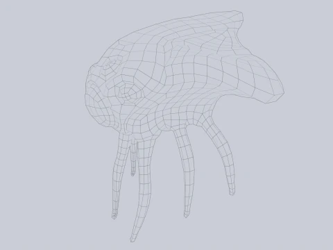 悬浮生物 3D 模型