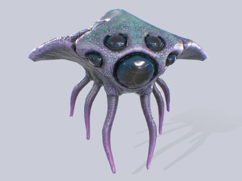 悬浮生物 3D 模型