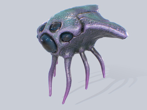 Levitating creature Modelo 3D