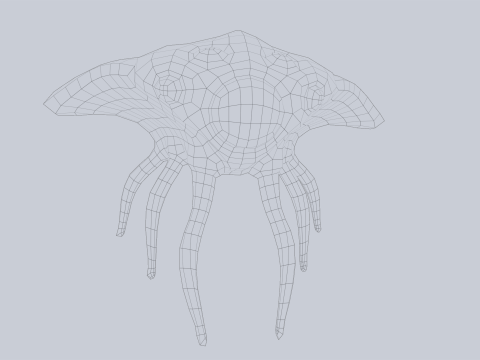Levitating creature Modelo 3D