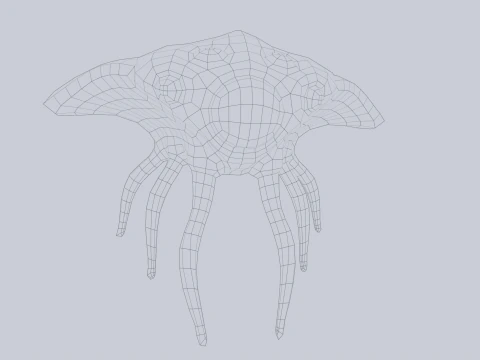 悬浮生物 3D 模型