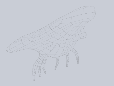 Levitating creature Modelo 3D