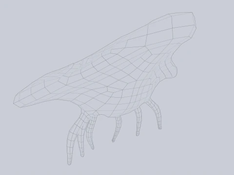 悬浮生物 3D 模型