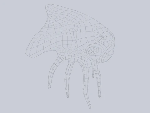 悬浮生物 3D 模型