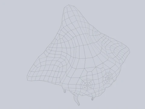 悬浮生物 3D 模型