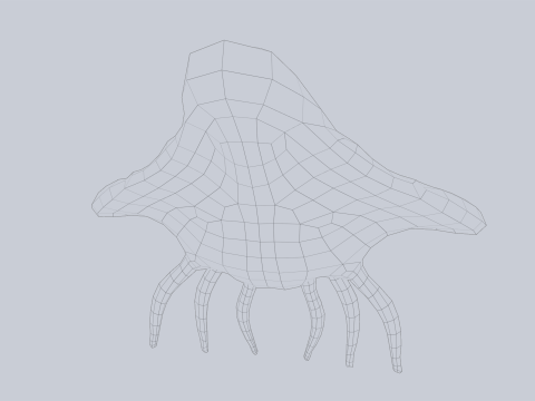 Levitating creature Modelo 3D