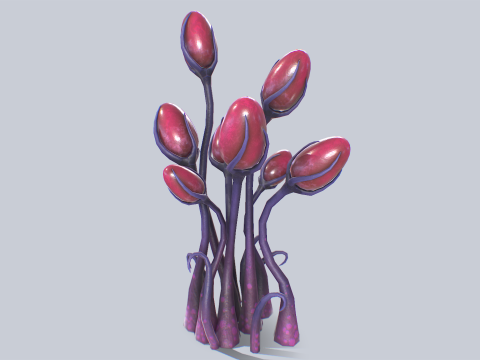 Alien plant 3Dモデル