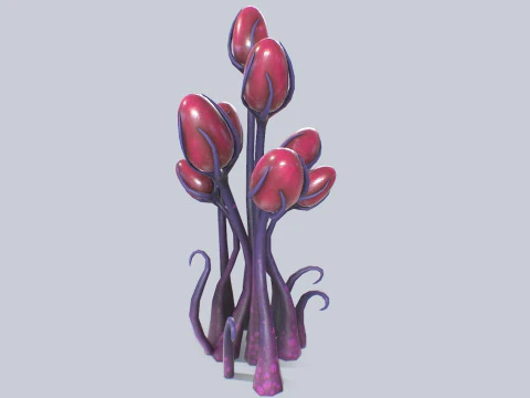 Alien plant 3D Model